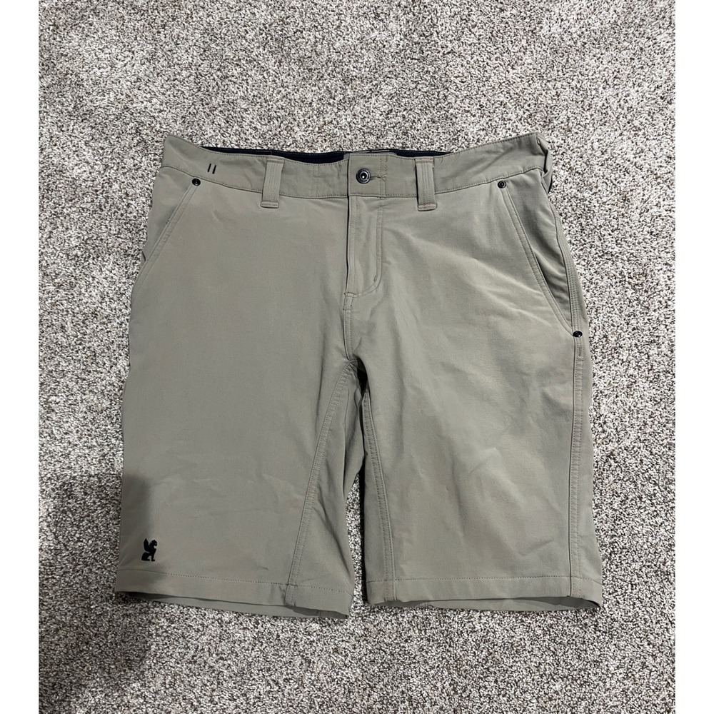 Chrome Industries Union Shorts Mens 36 Tan Khaki Cycling Utility Commuter Tech